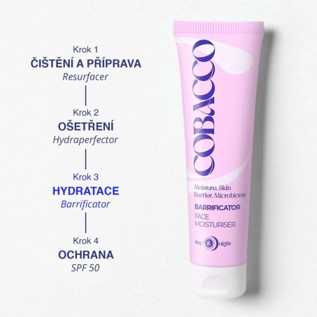 Cobacco hydratační pleťový krém Barrificator, 100ml