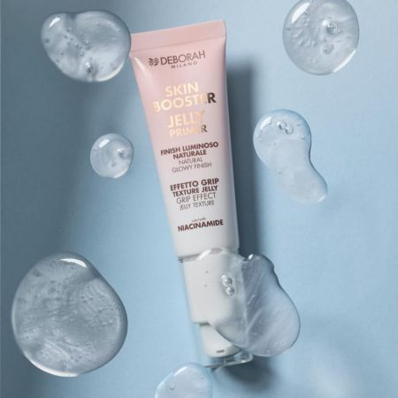 Deborah Milano Skin Booster rozjasňující podkladová báze s niacinamidem, Grip Effect Jelly