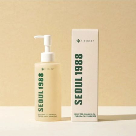 K-Secret čistící pleťový olej, Seoul 1988 Cleansing Oil: Pine Cica 1% + Probiotics, 200ml