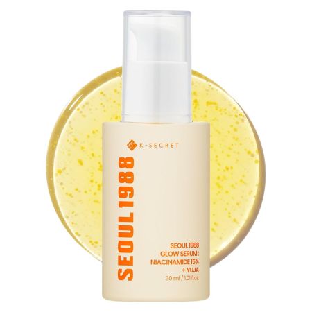 K-Secret rozjasňující pleťové sérum, Seoul 1988 Glow Serum: Niacinamide 15% + Yuja, 30 ml