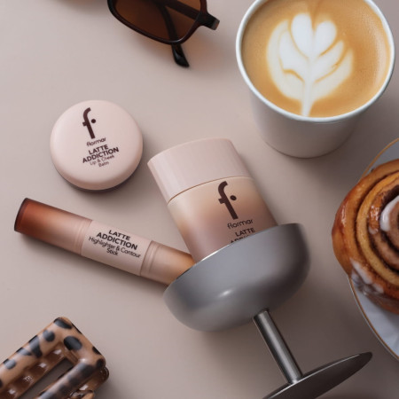Flormar oboustranná tyčinka 2v1, Latte Addiction Highlight&Contour, 4g