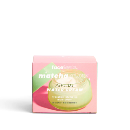 Face Facts pleťový krém s peptidy, Matcha Glow - Peptide Water Cream, 50ml