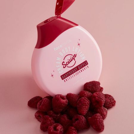 Face Facts krémové hydratační tělové mléko s bambuckým máslem, Scuup - Raspberry Ripple Cream Body Lotion, 200ml