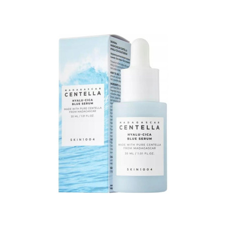Skin1004 hydratační pleťové sérum s Centella Asiatica a kyselinou hyaluronovou, Hyalu-Cica Blue Serum, 30ml