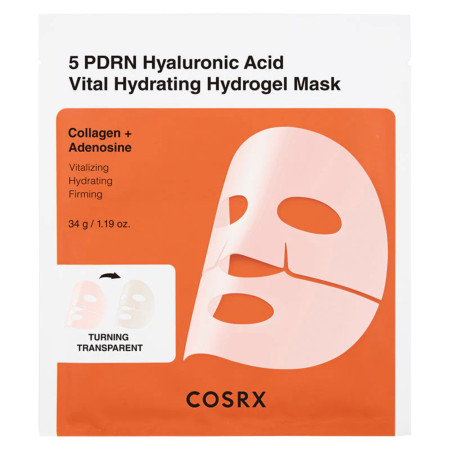 COSRX hydratační hydrogelová maska, 5 PDRN Hyaluronic Acid Vital Hydrating Hydrogel Mask, 1ks