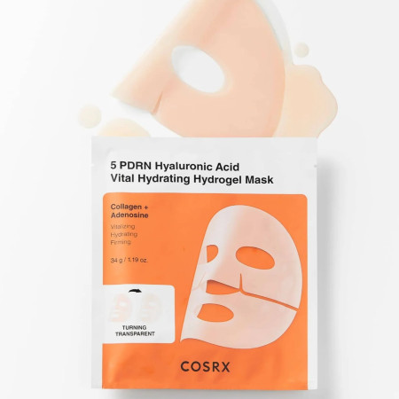 COSRX hydratační hydrogelová maska, 5 PDRN Hyaluronic Acid Vital Hydrating Hydrogel Mask, 1ks