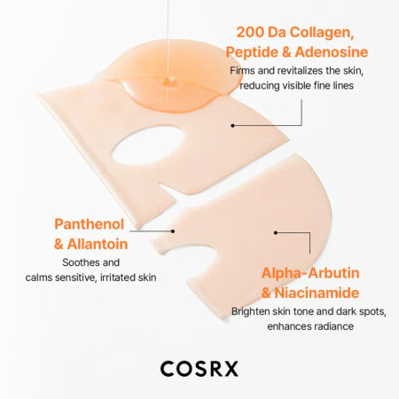 COSRX hydratační hydrogelová maska, 5 PDRN Hyaluronic Acid Vital Hydrating Hydrogel Mask, 1ks