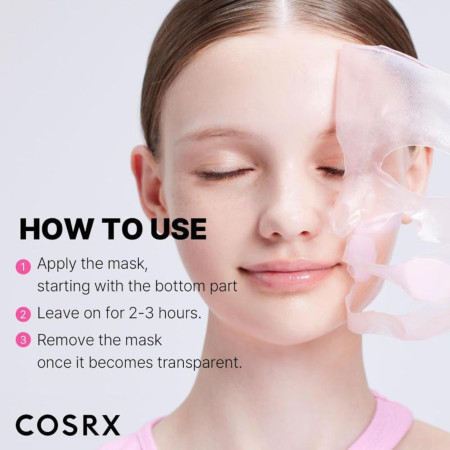 COSRX hydrogelová pleťová maska s peptidy a kolagenem, Peptide Collagen Glow Hydrogel Mask, 1ks