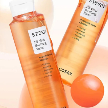 COSRX zklidňující pleťové tonikum, 5 PDRN B5 Vital Soothing Toner, 280ml