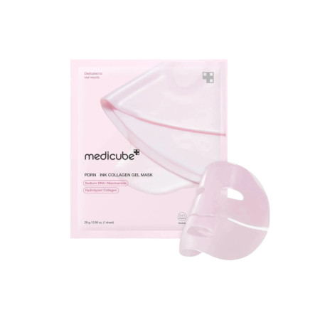 Medicube hydratační regenerační gelová pleťová maska, PDRN Pink Collagen Gel Mask, 1ks