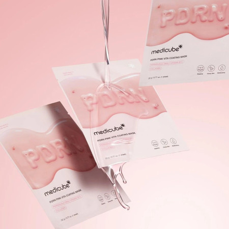 Medicube regenerační pleťová plátýnková maska, PDRN Pink Collagen Gel Mask, 1ks