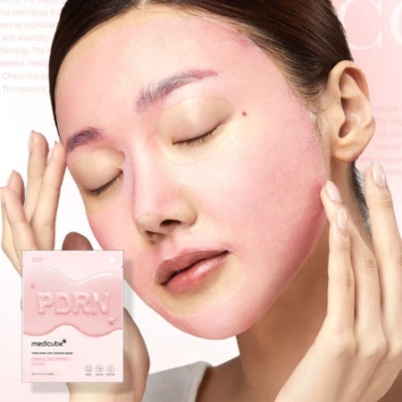 Medicube regenerační pleťová plátýnková maska, PDRN Pink Collagen Gel Mask, 1ks