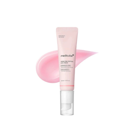 Medicube intenzivní oční krém proti vráskám, otokům a tmavým kruhům pod očima, PDRN Pink Peptide Eye Cream, 30ml