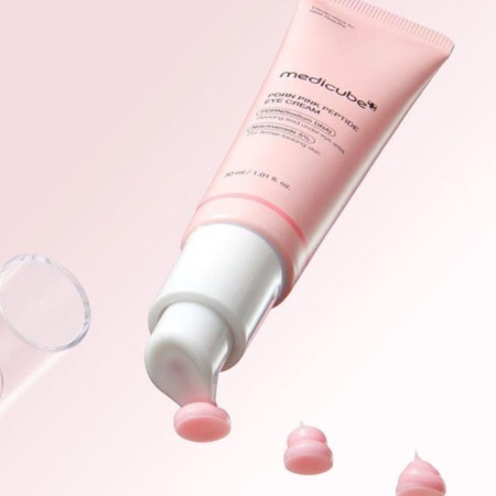 Medicube intenzivní oční krém proti vráskám, otokům a tmavým kruhům pod očima, PDRN Pink Peptide Eye Cream, 30ml