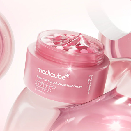 Medicube regenerační krém s PDRN a kolagenovými kapslemi, PDRN Pink Collagen Capsule Cream, 55g