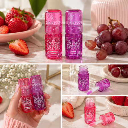 Sunkissed plumpující olej na rty, Juice Burst Lip Oil, 4,2ml