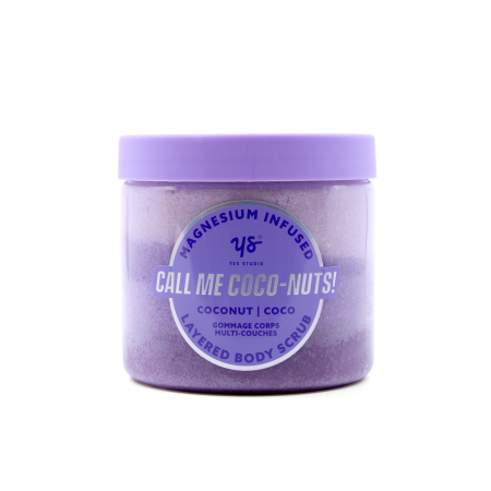 Yes Studio pečující tělový peeling, Layered Body Scrub, Coconut, 600g