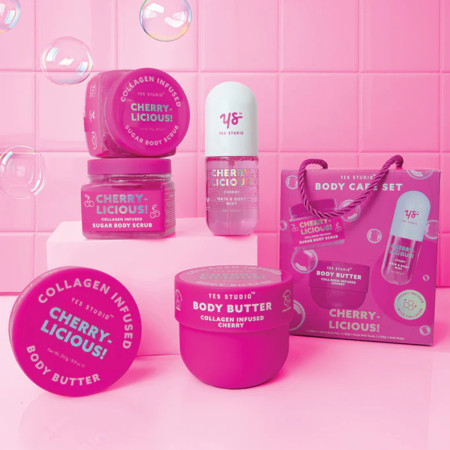 Yes Studio dárková sada péče o tělo, Cherry Licious!, 3ks
