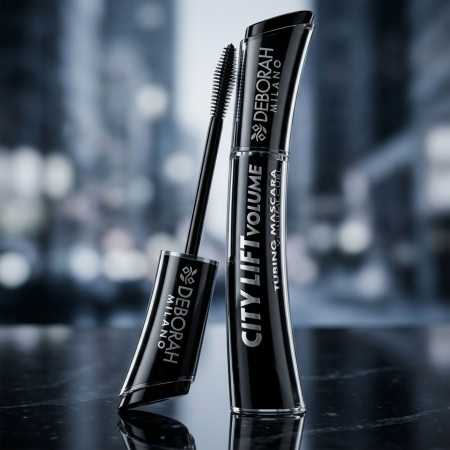 Deborah Milano tubing řasenka, City Lift Tubing Mascara - Volume & Lift, Black, 11ml