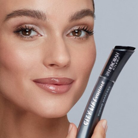 Deborah Milano tubing řasenka, City Lift Tubing Mascara - Volume & Lift, Black, 11ml