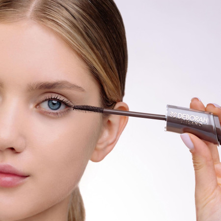 Deborah Milano tubing řasenka, City Lift Tubing Mascara - Volume & Lift, Brown, 11ml
