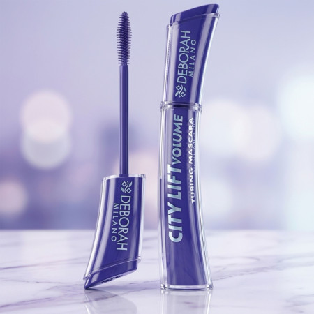 Deborah Milano tubing řasenka, City Lift Tubing Mascara - Volume & Lift, Blue, 11ml