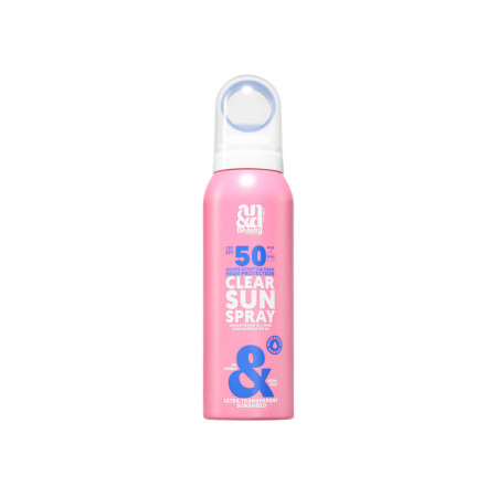 AN&D neviditelný ochranný sprej SPF50 na pleť a tělo, Clear Sun Spray, 100ml