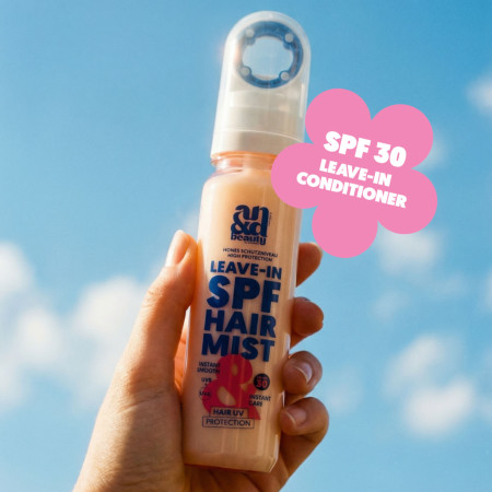 AN&D pečující mlha na vlasy s ochranou SPF30, Leave-in SPF Hair Mist, 100ml