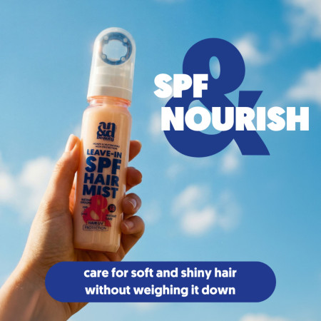 AN&D pečující mlha na vlasy s ochranou SPF30, Leave-in SPF Hair Mist, 100ml