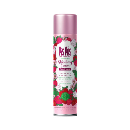 Pis Pas suchý šampon na vlasy, Strawberry Cream, 200ml