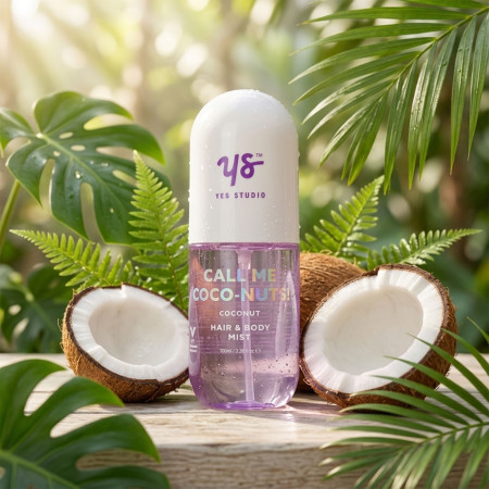Yes Studio voňavá mlha na tělo a vlasy Coconut, 100ml