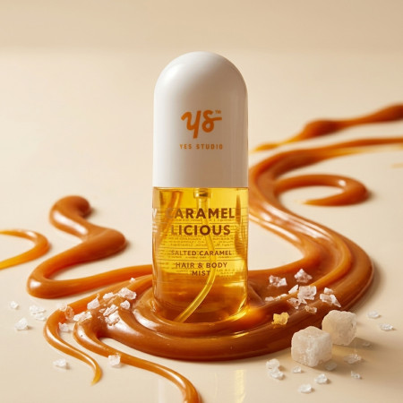 Yes Studio voňavá mlha na tělo a vlasy Salted Caramel, 100ml