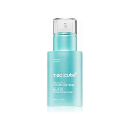 Medicube zklidňující sérum s kyselinou azelaovou, exosomy a mikrospikulemi, Ex. Shot 2000, 30ml
