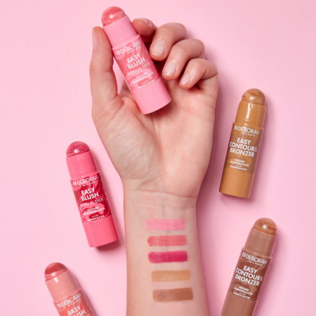 Deborah Milano krémová tvářenka v tyčince Easy Blush Stick, 5g
