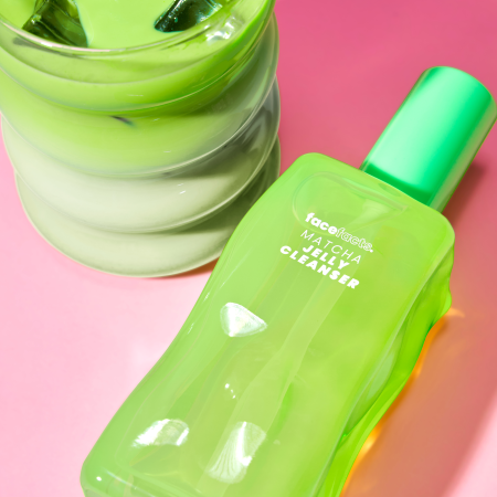 Face Facts čistící pleťový jelly gel, Matcha Glow Detox Jelly Cleanser, 150ml