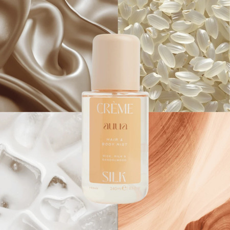 Face Facts voňavá mlha na vlasy a tělo, Auura Hair & Body Mist - Creme Silk, 240ml