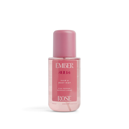 Face Facts voňavá mlha na vlasy a tělo, Auura Hair & Body Mist - Ember Rose, 240ml
