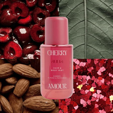 Face Facts voňavá mlha na vlasy a tělo, Auura Hair & Body Mist - Cherry Amour, 240ml