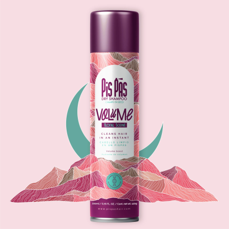 Pis Pas suchý šampon na vlasy, Volume, 200ml