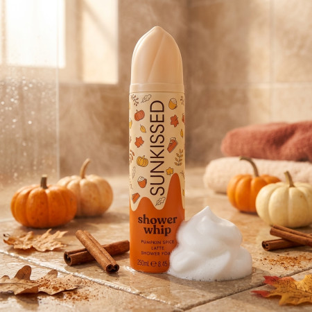 Sunkissed šlehačková sprchová pěna Shower Whip Pumpkin Spice Latte, 250ml
