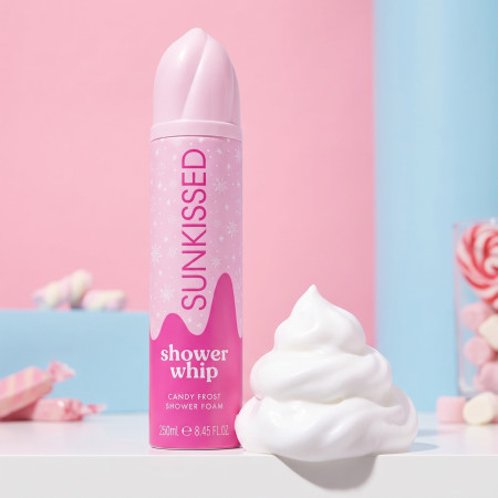 Sunkissed šlehačková sprchová pěna Shower Whip Candy Frost, 250ml
