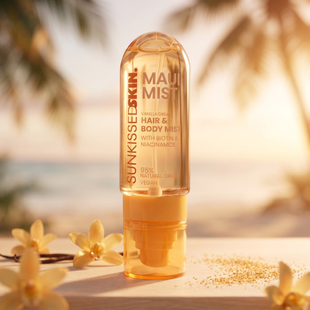 Sunkissed mlha do vlasů a na tělo s Biotinem a niacinamidem, Maui Mist Vanilla Dream, 90ml