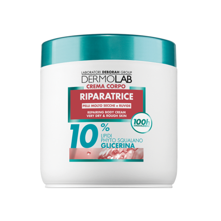 DermoLab regenerační tělový krém pro suchou pokožku s Lipidy, Phyto Squalanem, 400ml