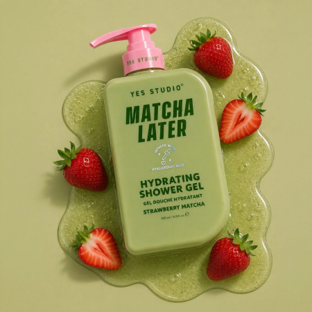 Yes Studio sprchový gel Strawberry Matcha, 500 ml