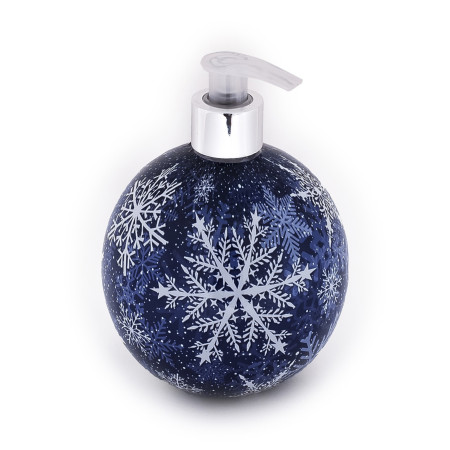 Tri Coastal tekuté mýdlo na ruce ve vánočním designu - baňka, Snow Flurries, 500ml