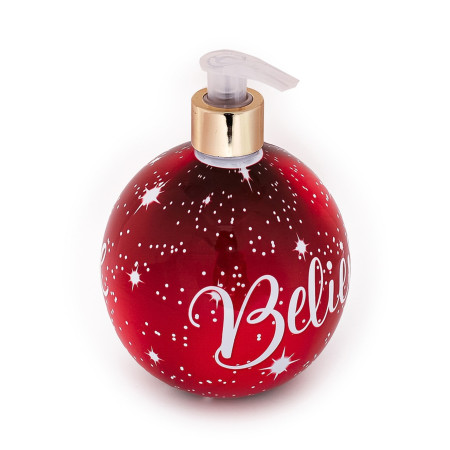 Tri Coastal tekuté mýdlo na ruce ve vánočním designu - baňka, Peppermint Swirl I., 500ml
