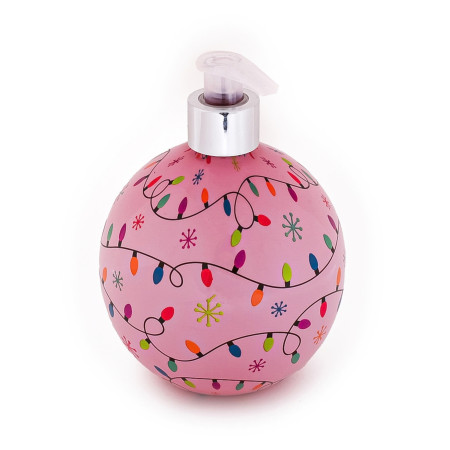 Tri Coastal tekuté mýdlo na ruce ve vánočním designu - baňka, Sugared Plum, 500ml
