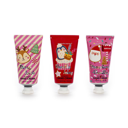 Tri Coastal sada voňavých krémů na ruce ve vánočním dárkovém balení, Hand Cream Collection
