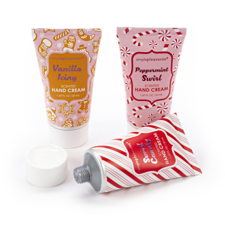 Tri Coastal dárková sada krémů na ruce ve vánočním balení Perníček, Hand Cream Collection, 3x50ml
