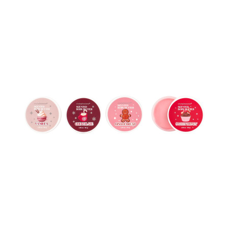 Tri Coastal vánoční dárková sada voňavých tělových másel v kovové krabičce, Body Butter Set